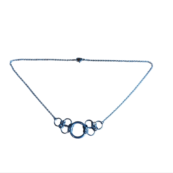 Chainmaille O-Ring Necklace Handmade Stainless Steel - Picture 3 of 3
